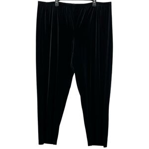 Black Velvet Women’s Stonebridge Stretch Elastic Waist Pants Size 1X